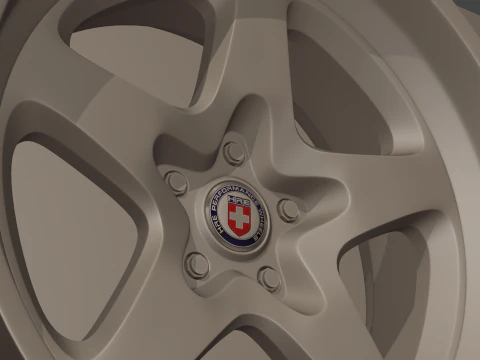 HRE Perfomance 527s Wheels 3D Model