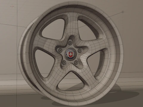 HRE Perfomance 527s Wheels 3D Model