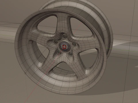 HRE Perfomance 527s Wheels 3D Model