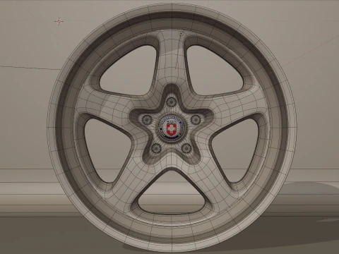 HRE Perfomance 527s Wheels 3D Model