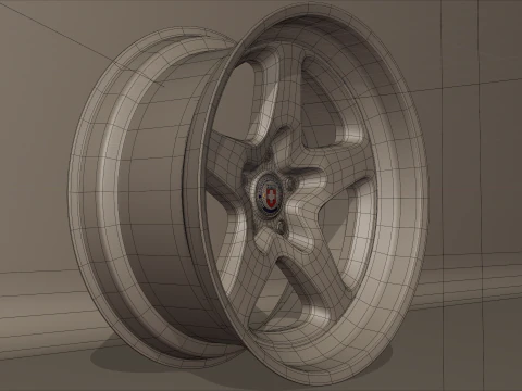 HRE Perfomance 527s Wheels 3D Model