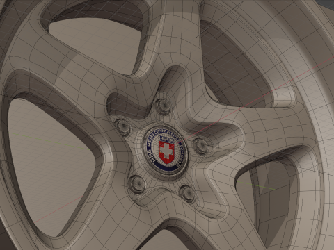 HRE Perfomance 527s Wheels 3D Модель