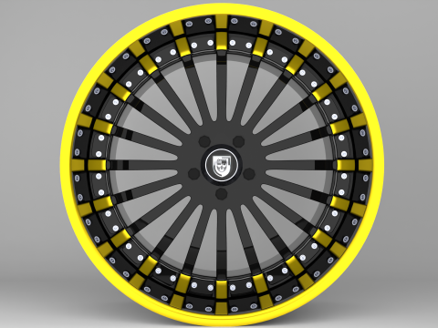 Lexani Forged LF-714 Wheels 3D Модель
