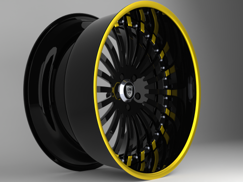 Lexani Forged LF-714 Wheels 3D Модель