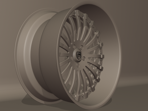 Lexani Forged LF-714 Wheels 3D Модель