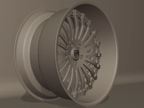 Lexani Forged LF-714 Wheels 3D Model