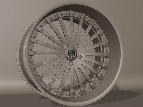 Lexani Forged LF-714 Wheels 3D Модель