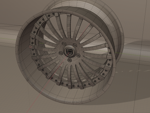 Lexani Forged LF-714 Wheels 3D Модель