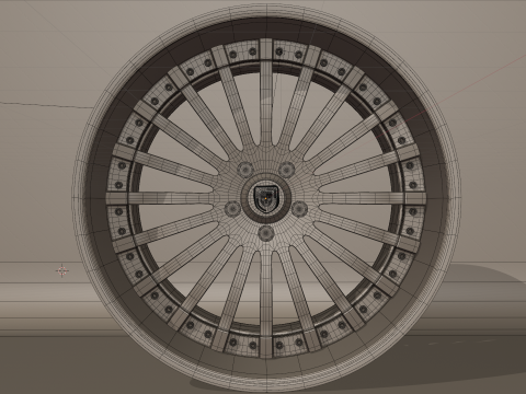 Lexani Forged LF-714 Wheels 3D Модель