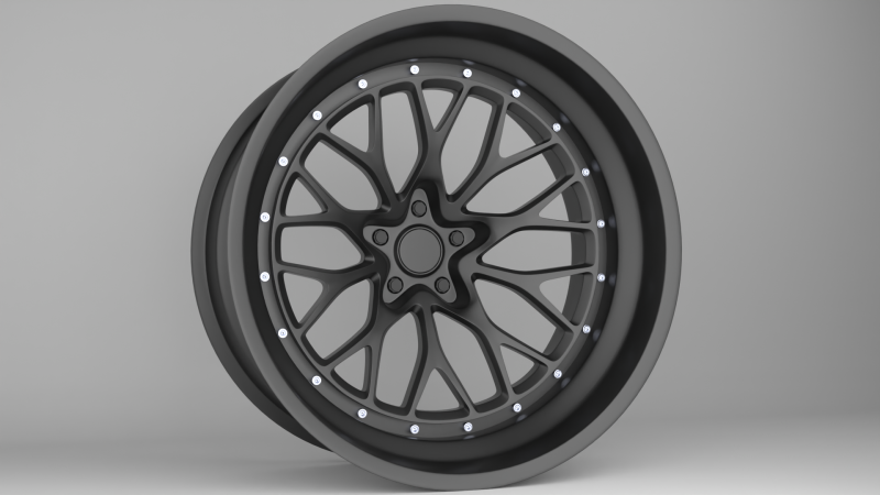 VT Forged SLT9 Wheels 3D Модель .c4d .max .obj .3ds .fbx .stl .blend 