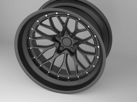VT Forged SLT9 Wheels 3D Model