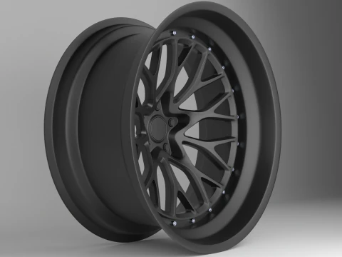VT Forged SLT9 Wheels 3D Model