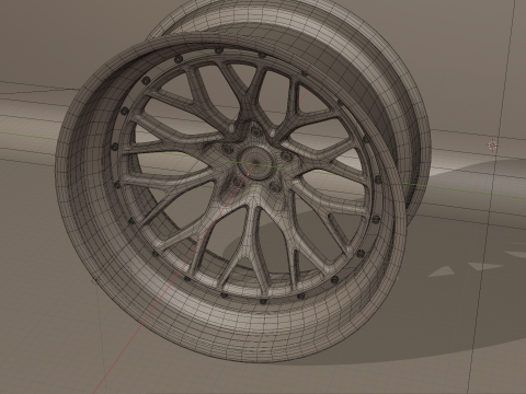 VT Forged SLT9 Wheels 3D Модель