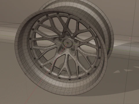 VT Forged SLT9 Wheels 3D Model