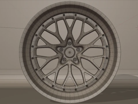 VT Forged SLT9 Wheels 3D Model