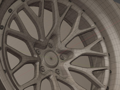 VT Forged SLT9 Wheels 3D Модель