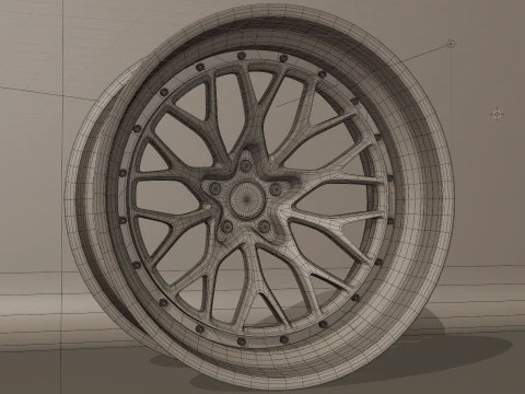 VT Forged SLT9 Wheels 3D Model