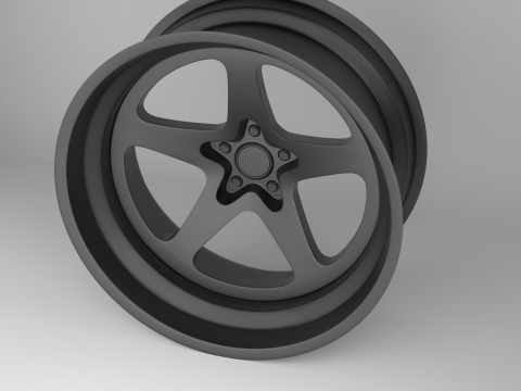 VT Forged GT5X Wheels Model 3D