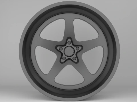 VT Forged GT5X Wheels 3D Model