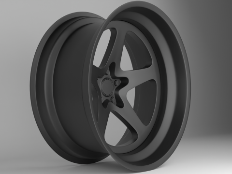 VT Forged GT5X Wheels Model 3D
