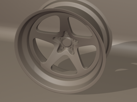 VT Forged GT5X Wheels Model 3D