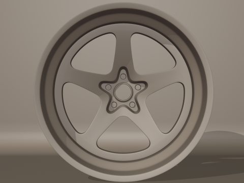 VT Forged GT5X Wheels Model 3D