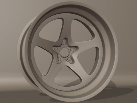 VT Forged GT5X Wheels Model 3D