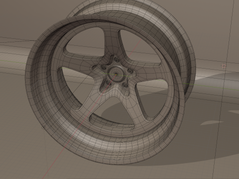 VT Forged GT5X Wheels Model 3D