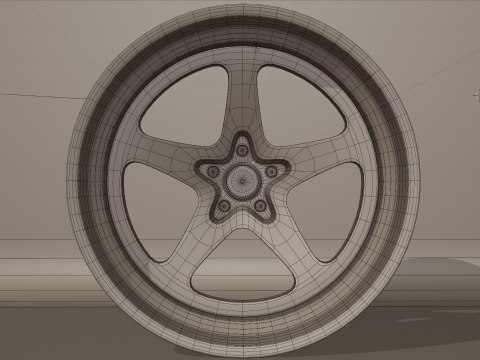 VT Forged GT5X Wheels Model 3D