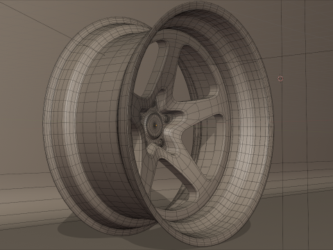 VT Forged GT5X Wheels Model 3D