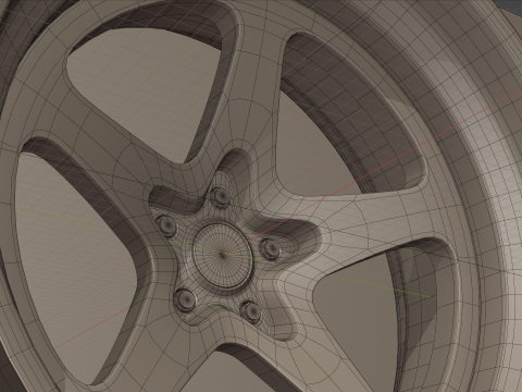 VT Forged GT5X Wheels Model 3D