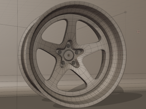 VT Forged GT5X Wheels Model 3D