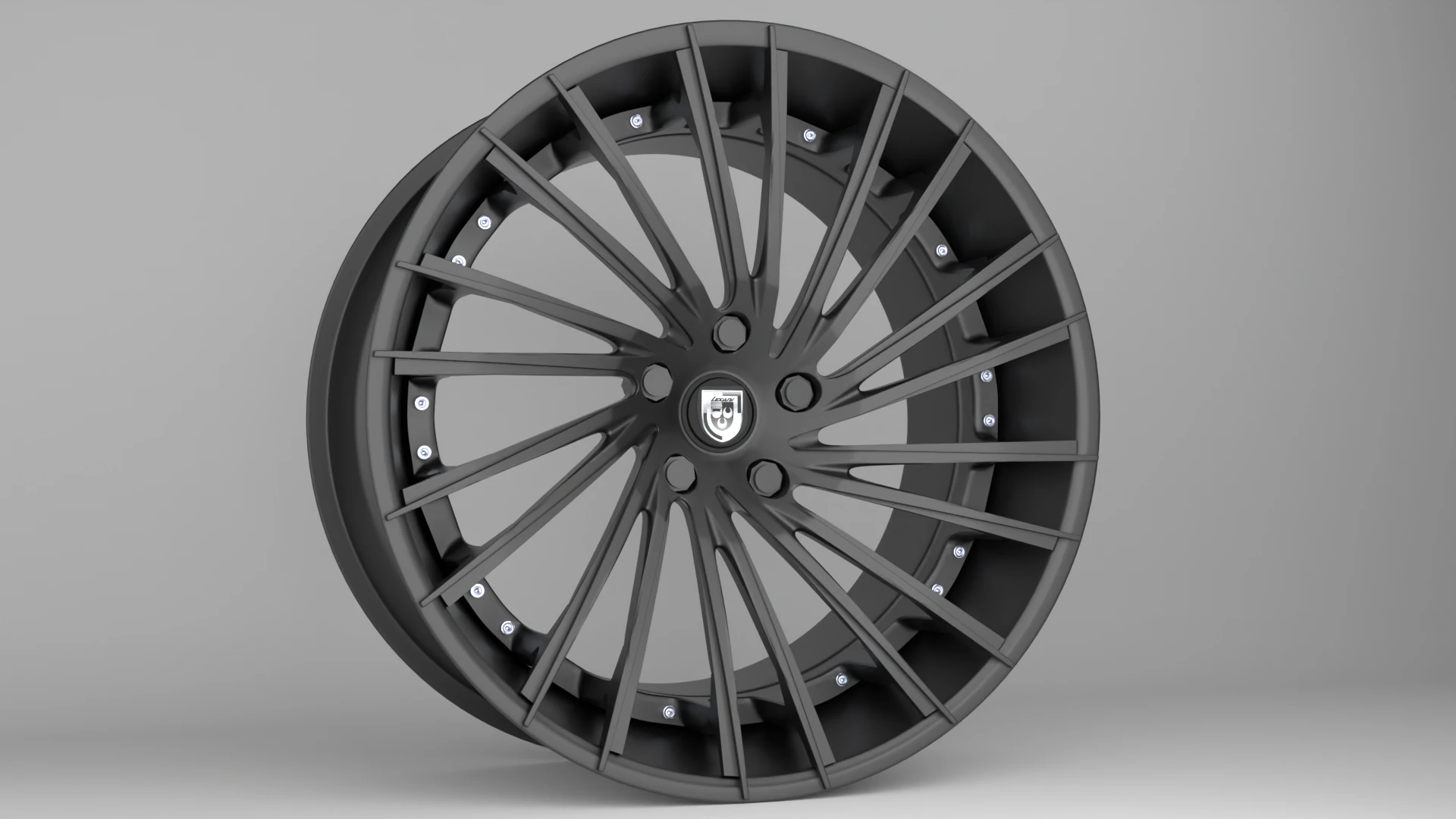 Lexani Forged LZ-119 Wheels 3D Model .c4d .max .obj .3ds .fbx .stl .blend 