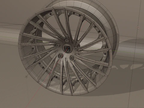 Lexani Forged LZ-119 Wheels 3D Model