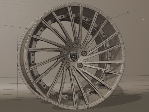Lexani Forged LZ-119 Wheels 3D Model
