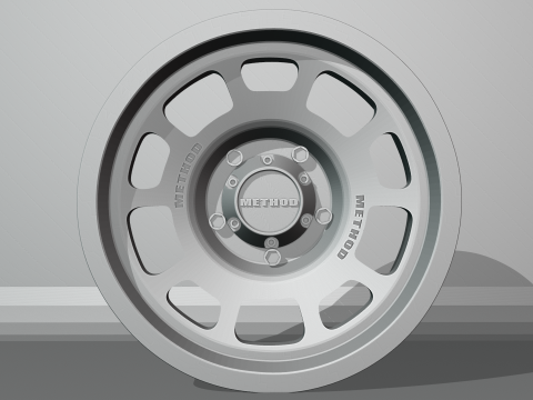 Method Race MR705 To Print 3Dプリントモデル