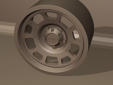 Method Race MR705 To Print 3Dプリントモデル