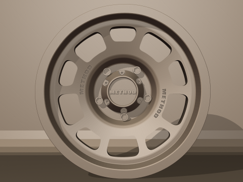 Method Race MR705 To Print 3Dプリントモデル