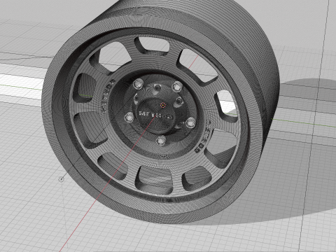Method Race MR705 To Print 3Dプリントモデル