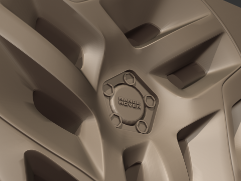 Land Rover Forged Wheel Modification To Print 3D printmodel