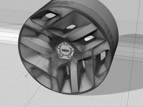 Land Rover Forged Wheel Modification To Print 3D printmodel