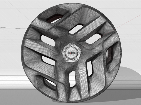 Land Rover Forged Wheel Modification To Print 3D printmodel
