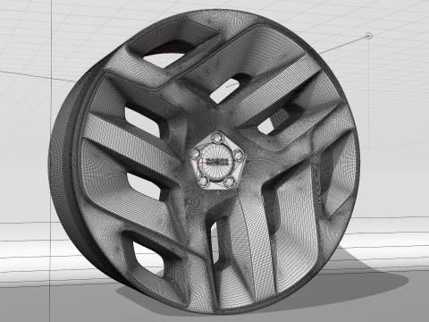 Land Rover Forged Wheel Modification To Print 3D printmodel