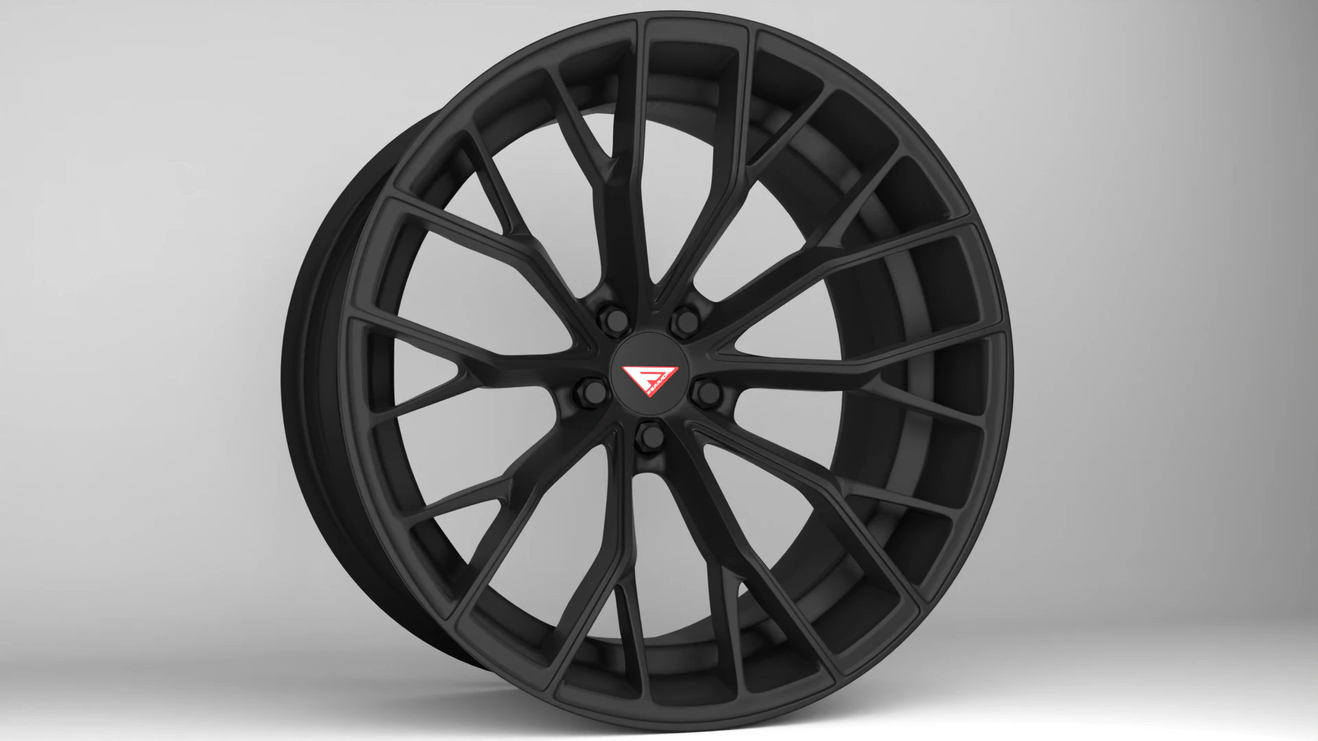 Ferrada Forged FR9 Wheel 3D Model .c4d .max .obj .3ds .fbx .stl .blend 