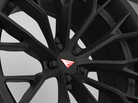 Ferrada Forged FR9 Wheel Model 3D