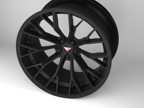 Ferrada Forged FR9 Wheel Model 3D
