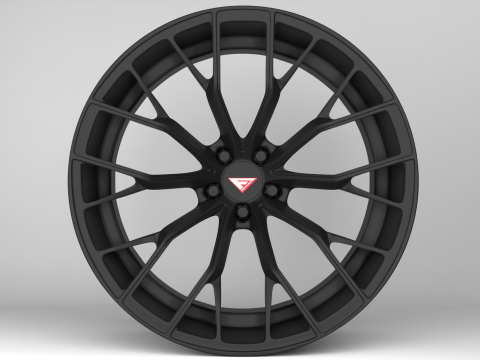 Ferrada Forged FR9 Wheel Model 3D
