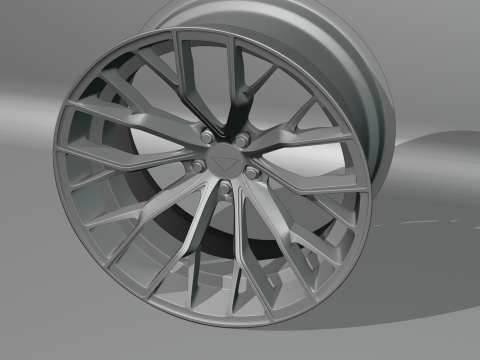 Ferrada Forged FR9 Wheel Model 3D