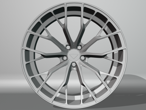 Ferrada Forged FR9 Wheel Model 3D