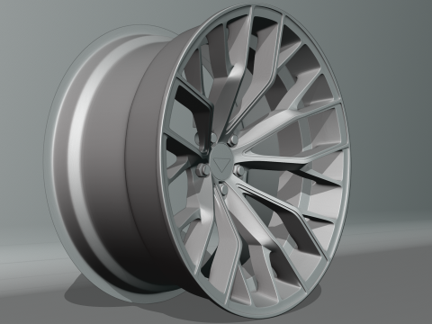 Ferrada Forged FR9 Wheel Model 3D